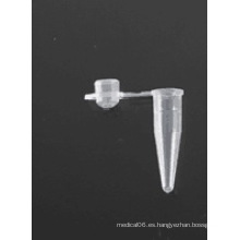 0.2ml Single PCR Tubes con tapa de domo